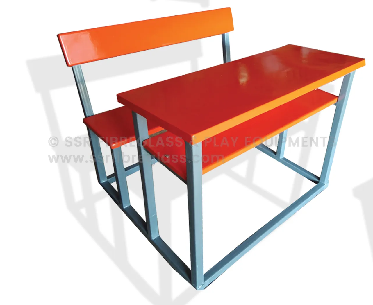 SCHOOL DESK WITH BENCH