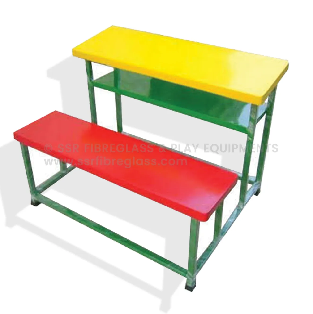 SCHOOL DESK WITH BENCH
